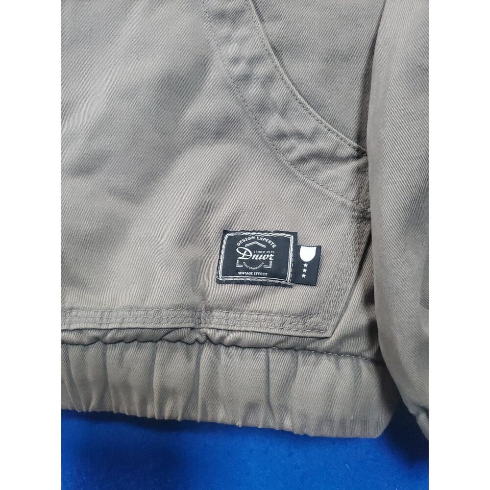 Zara Workwear Canvas Hooded Jacket Women's Size Large Sherpa Lined Coat - Picture 4 of 16